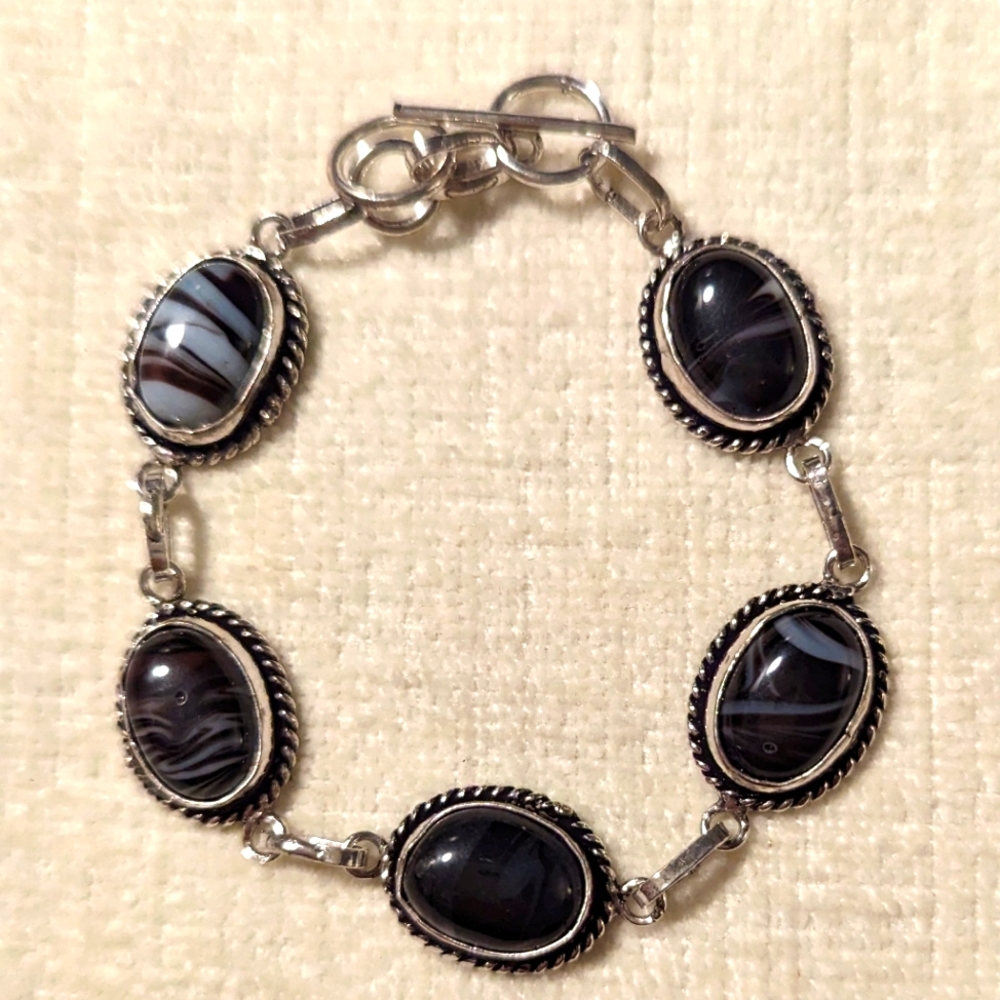 Botswana agate bracelet